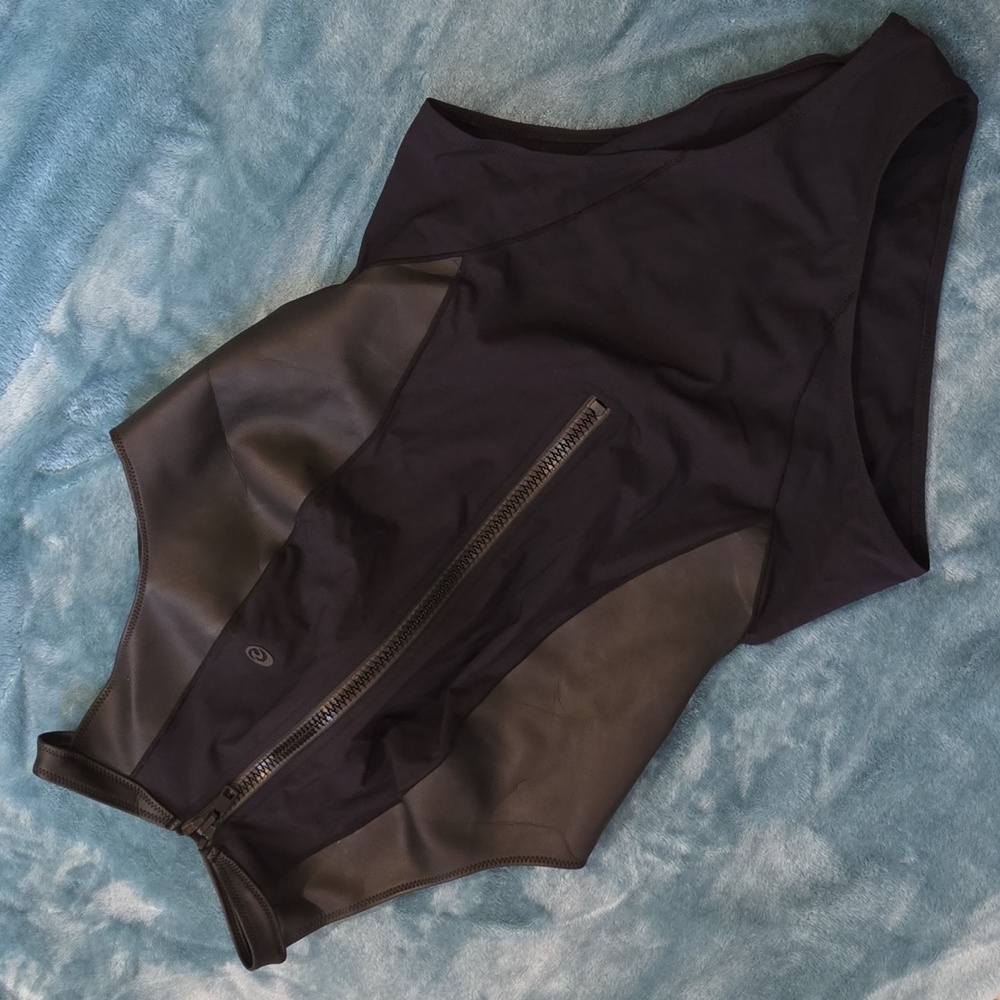 RIPCURL black one-piece, neoprene and polymide